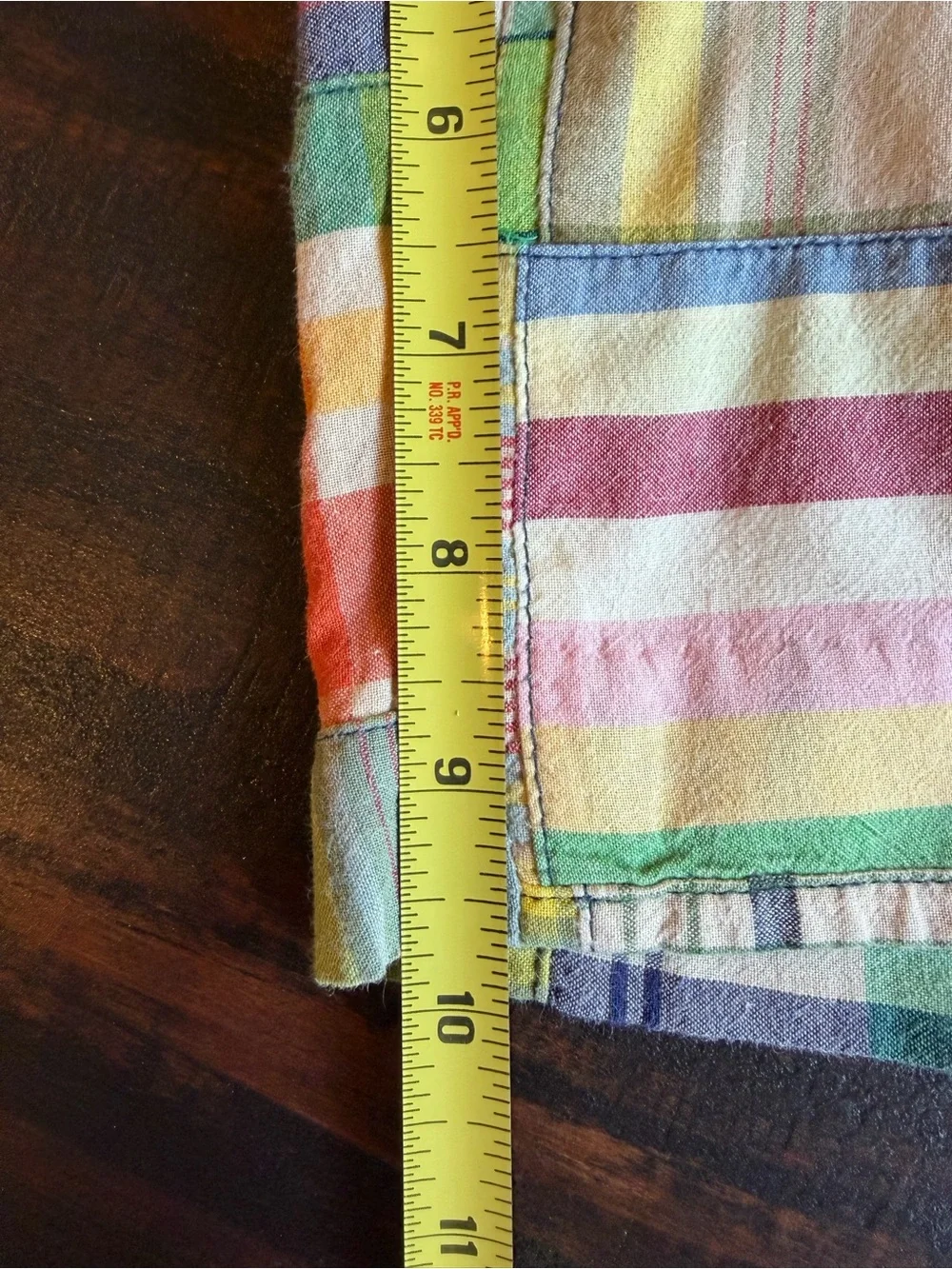 J. Crew Factory Madras Patchwork Plaid Bermuda Shorts - Picture 6 of 7